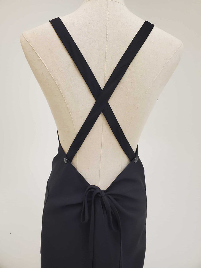 Style # 125V Cross Back V- Neck Long Apron