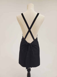 Style # 120V Cross Back V- Neck Short Apron