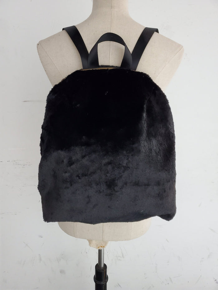 Vegan Fur Backpack