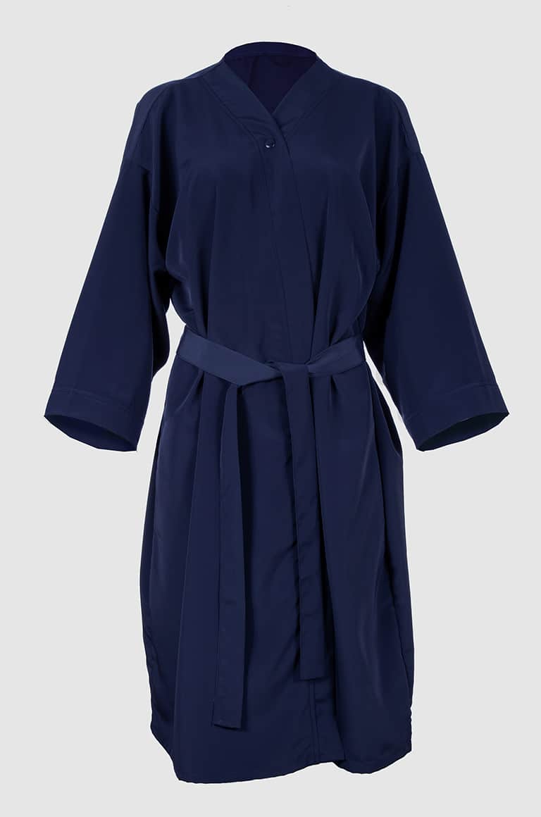 Style # 7000 Long Kimono 5th Avenue Robe with Cuffs in Peachskin