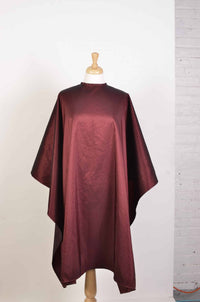Style #900 Cutting Cape in Silkara Iridescent