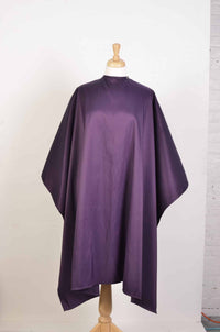 Style #900 Cutting Cape in Silkara Iridescent