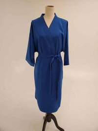 Style #5500P Grand Central Long Wrap Gown in Peachskin