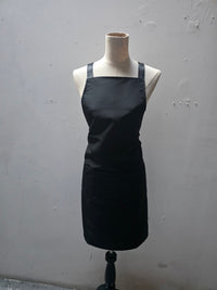 Cross back apron with buckles Style # 1128N