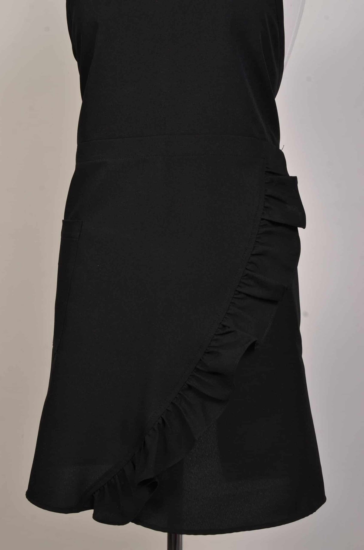 Ruffle V-Neck Apron Style # 180
