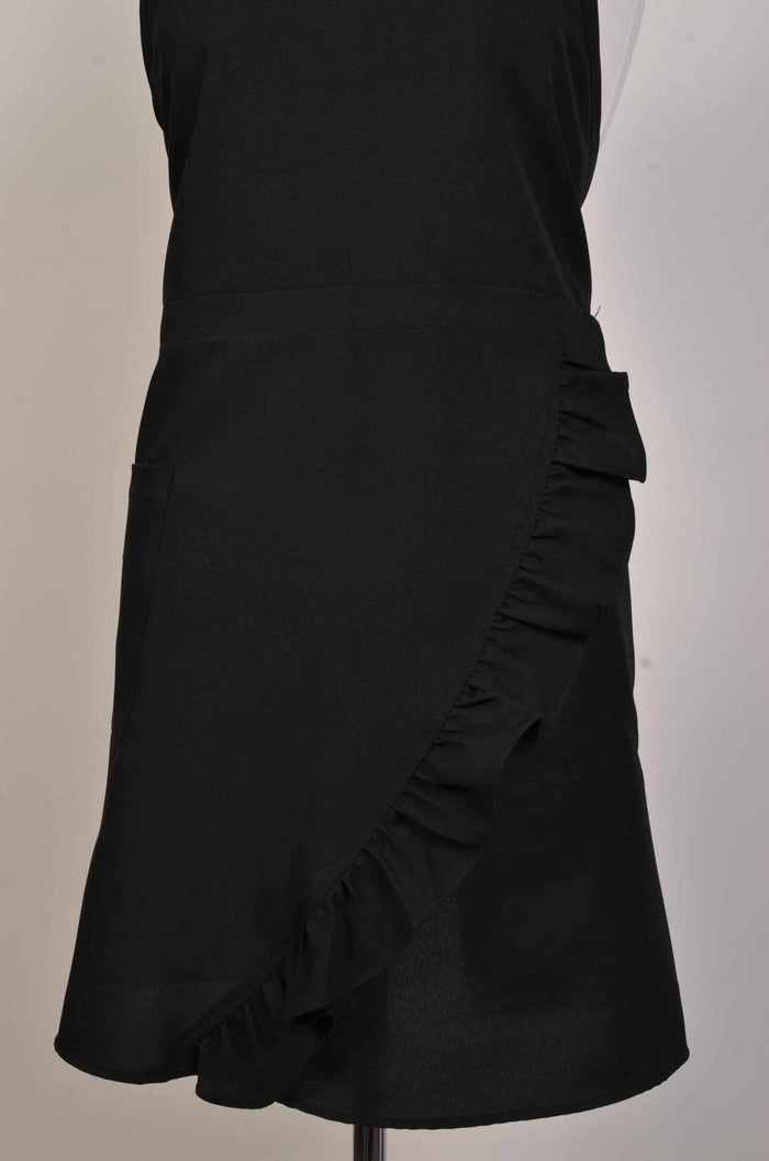 Ruffle V-Neck Apron Style # 180