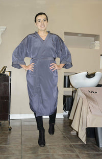 Style #5500P Grand Central Long Wrap Gown in Peachskin