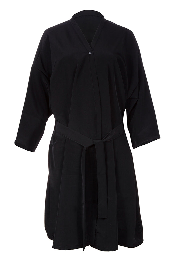 Style # 87N ~ Our best selling Kimono Robe in Nylon / Poly Iridescent Silkara fabric