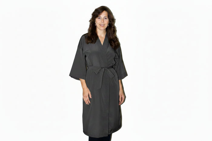 Style #89P Oversized Kimono Wrap Robe in Peachskin