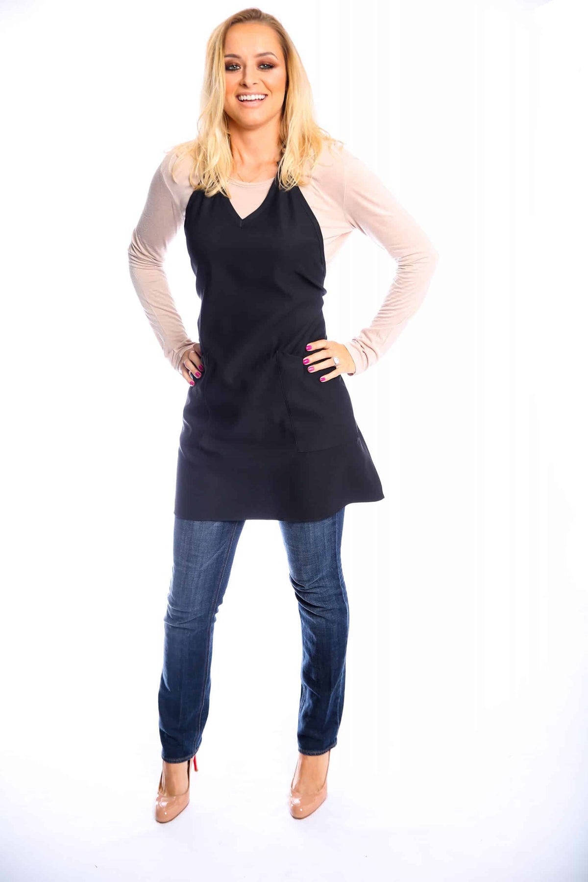 Style # 112 Short V-Neck Apron