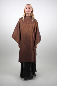 Style #900 Cutting Cape in Silkara Iridescent