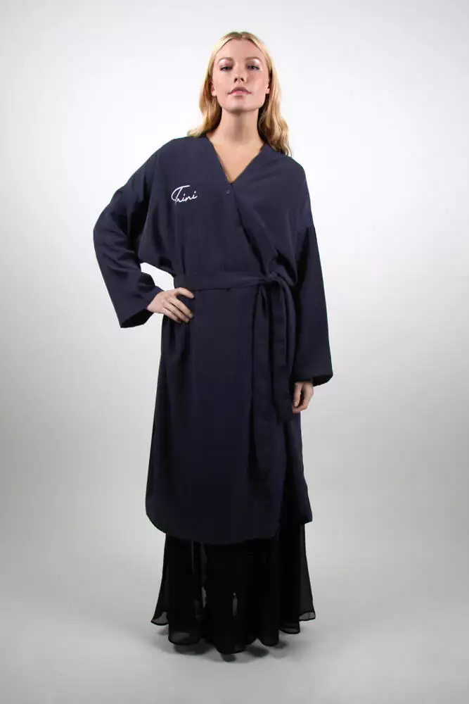 Style #875P Long Kimono Wrap Robe