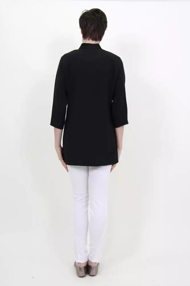 Style #88 Zip Front Smock with Mandarin Collar