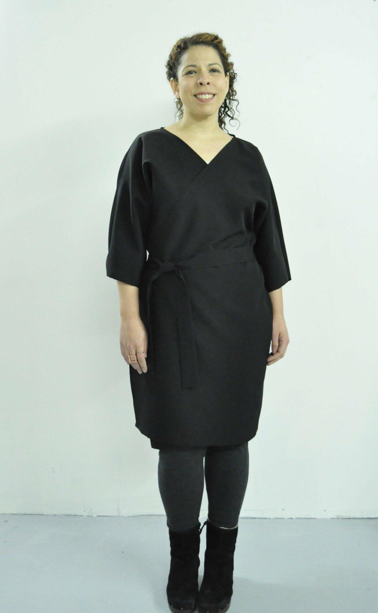 Style # 6000C Wide Back Neck Wrap Broadway Robe