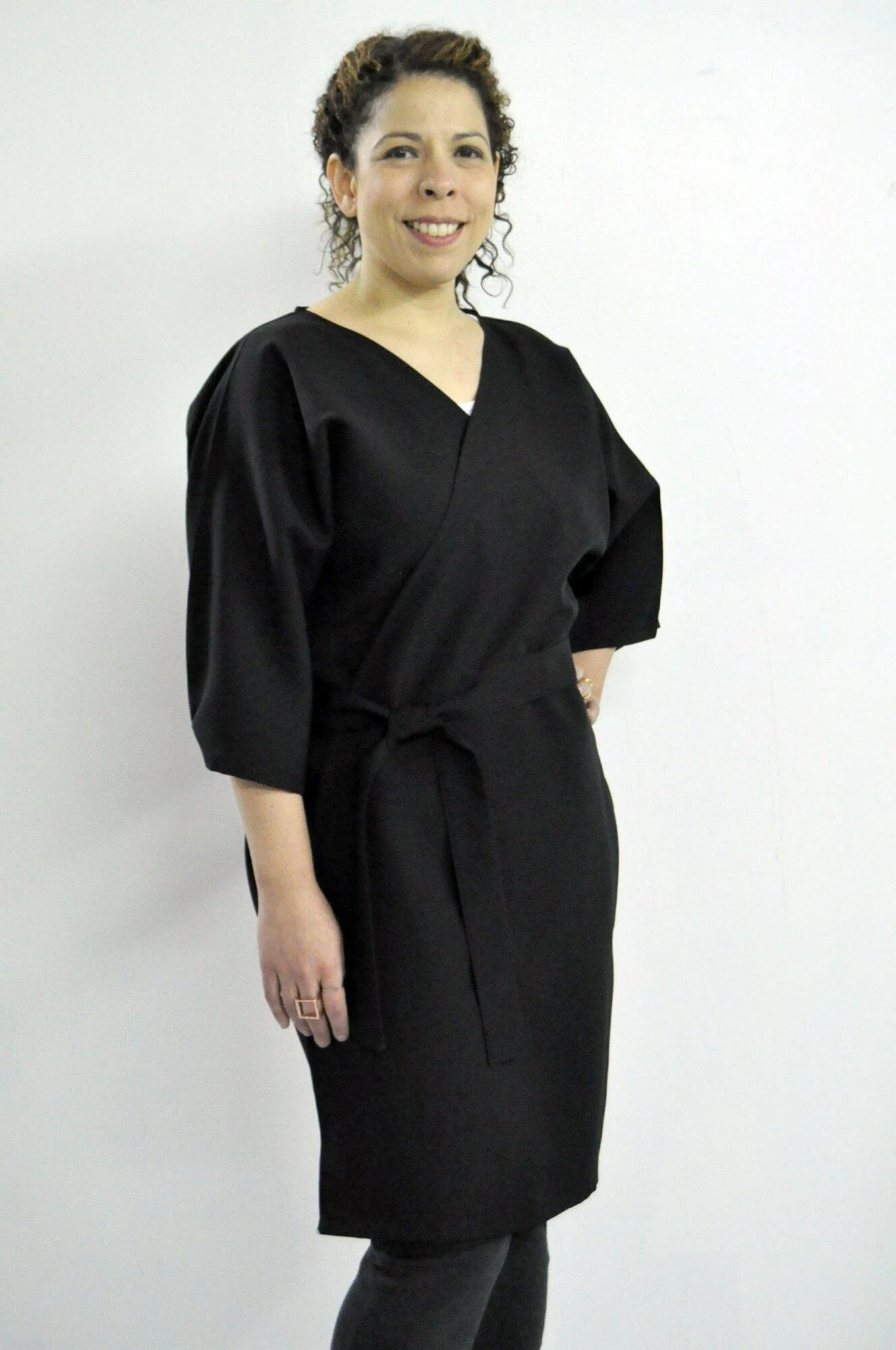 Style # 6000C Wide Back Neck Wrap Broadway Robe