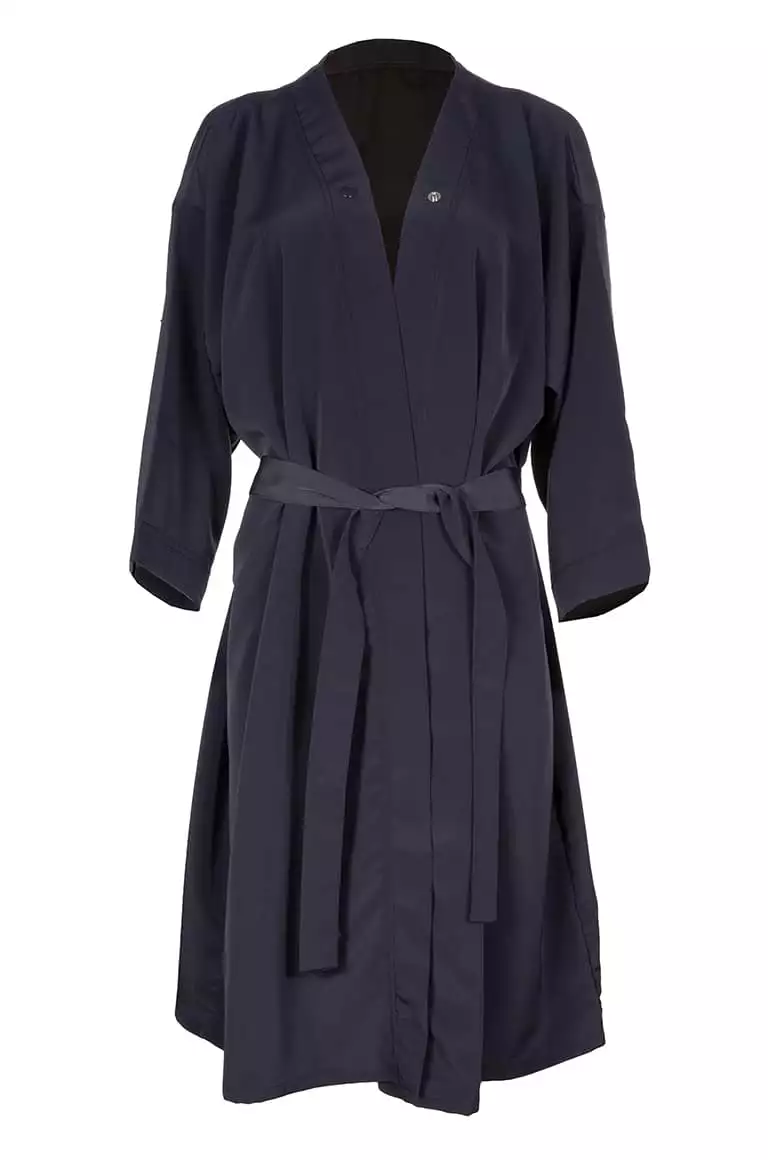 Style # 7000 Long Kimono 5th Avenue Robe with Cuffs in Peachskin