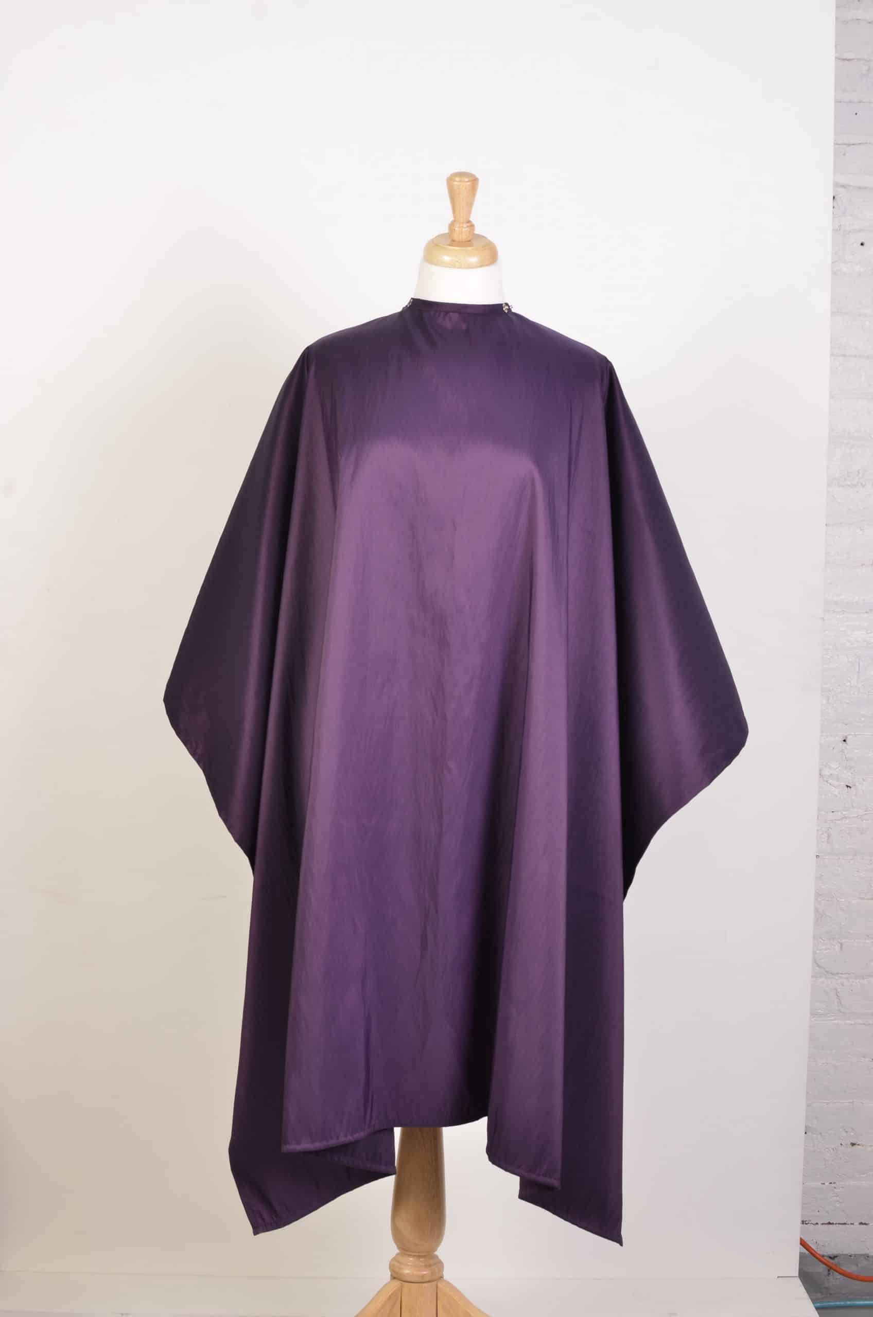 Style #900 Cutting Cape in Silkara Iridescent