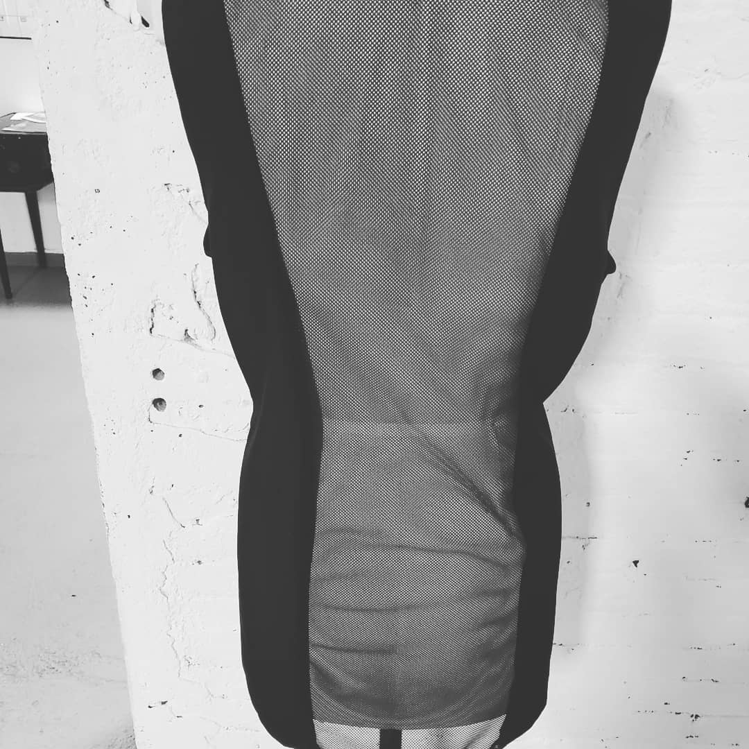 Mesh back long fitted vest Style # 1230V