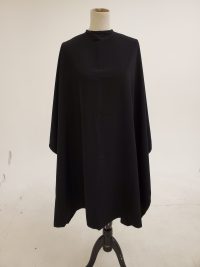 Black peachskin cape