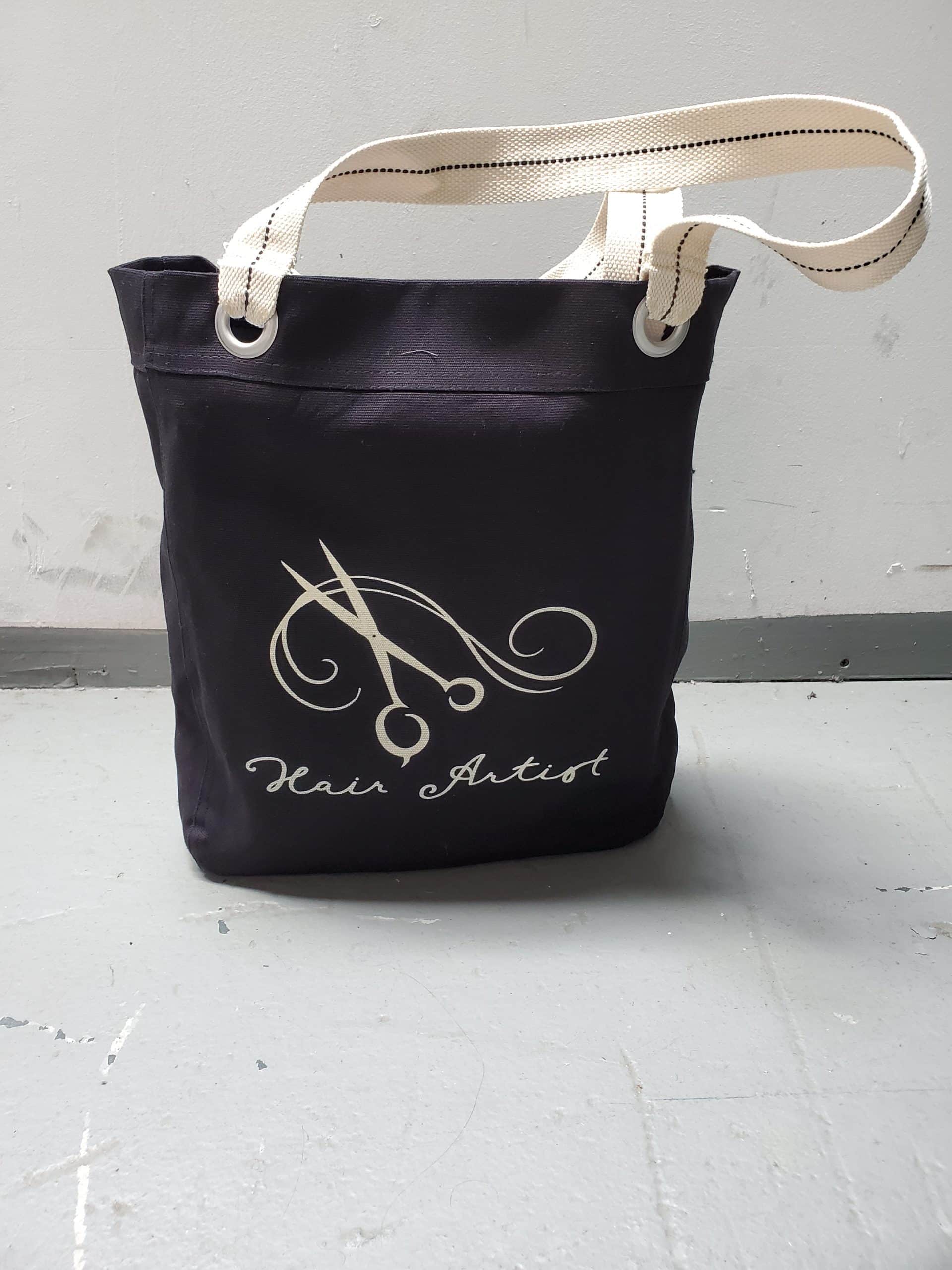 Hair Artist tote bags with printing