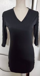 Black Lace Sleeve Tunic Style # 1500