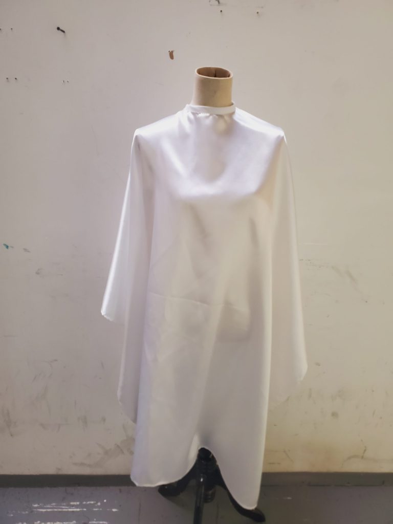 Pure white cutting cape Style # 925