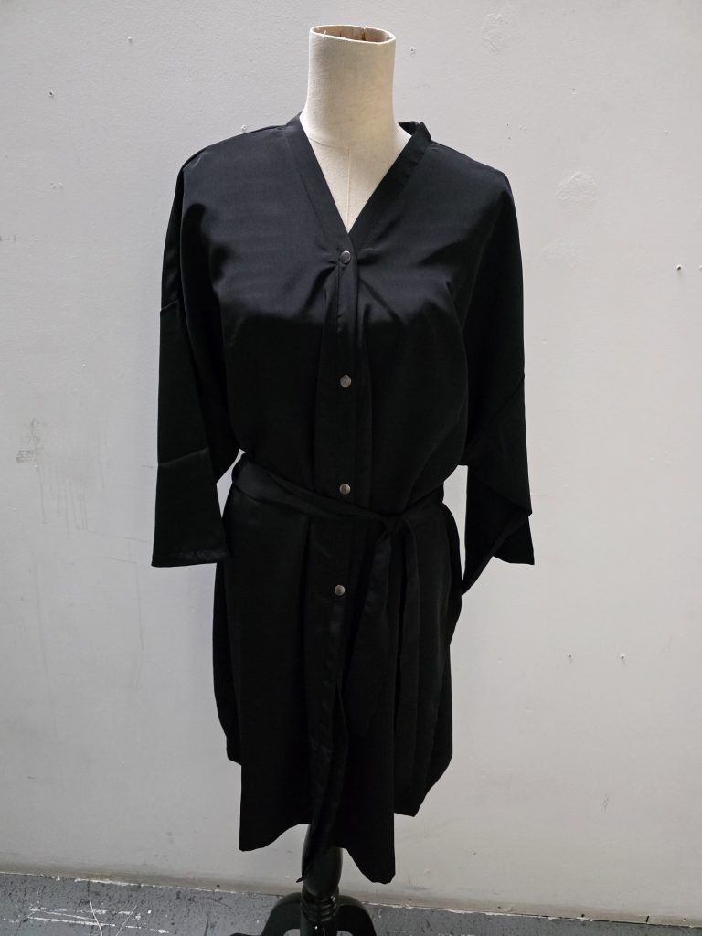 Style # 874 ~ Snap front robe in Peachskin