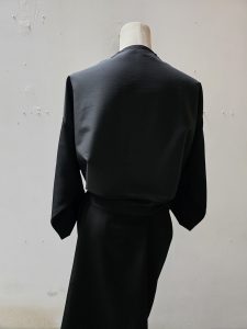 Style 7500 Kimono robe in Peachskin with a water repellent back